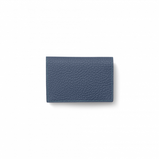 Business Card Pouch Magnet<br>French Crisp CalfLamb<br>Bri.BlueBeige