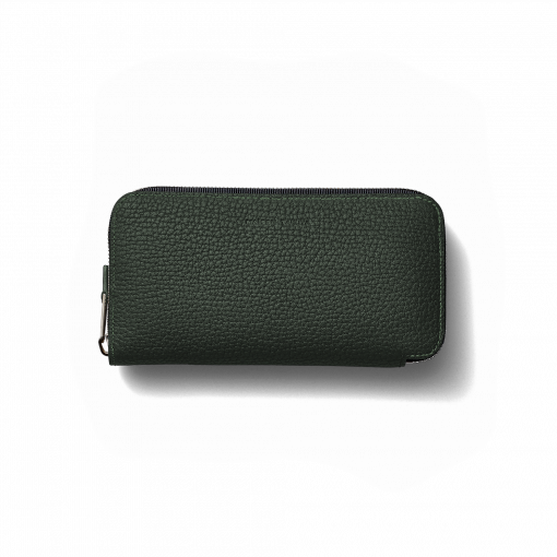 TT3 Wallet<br>German Shrunken CalfLamb<br>D.GreenBeige